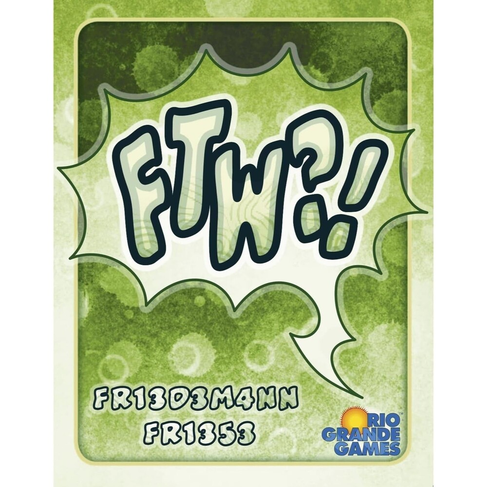 FTW?! Card Game For The Win, Lowest Points Wins, Tricky 2-6 Players 25 Min 14+